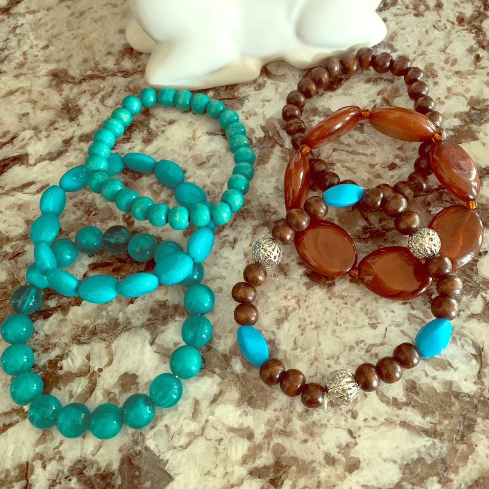 Beaded Bracelets (stretch fit)